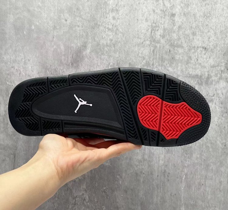 Air Jordan 4 Retro Red Thunder Mens Shoes