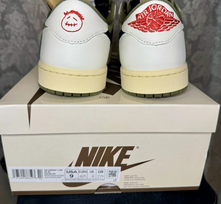 Jordan 1 Retro Low Og Sp Travis Scott Medium Olive Dm7866-200
