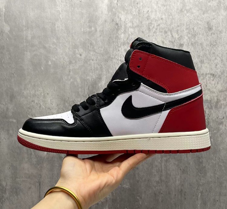 Jordan 1 High Og Black Toe Reimagined Mens Shoes