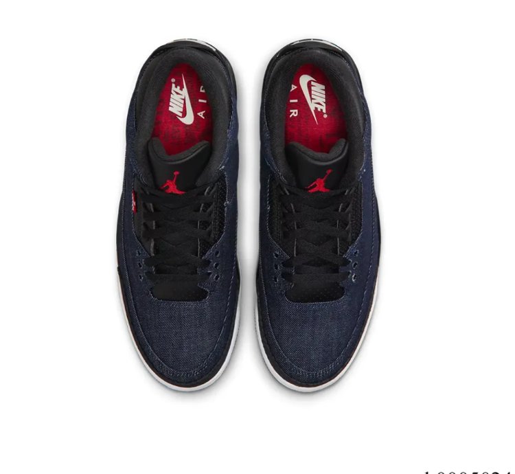 Levis X Air Jordan 3 Indigo Shoes Sneakers