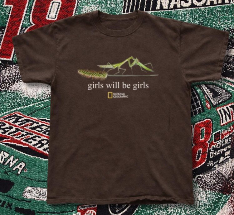 National Geographic Brown Girls Will Be Girls Tee nature wildlife y2k unisex girl