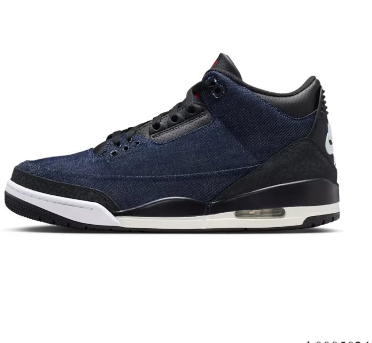 Levis X Air Jordan 3 Indigo Shoes Sneakers