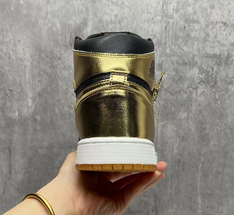Jordan 1 High Og Metallic Gold Mens Shoes