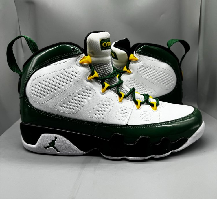 Nike Air Jordan 9 Retro Oregon Ducks Pe
