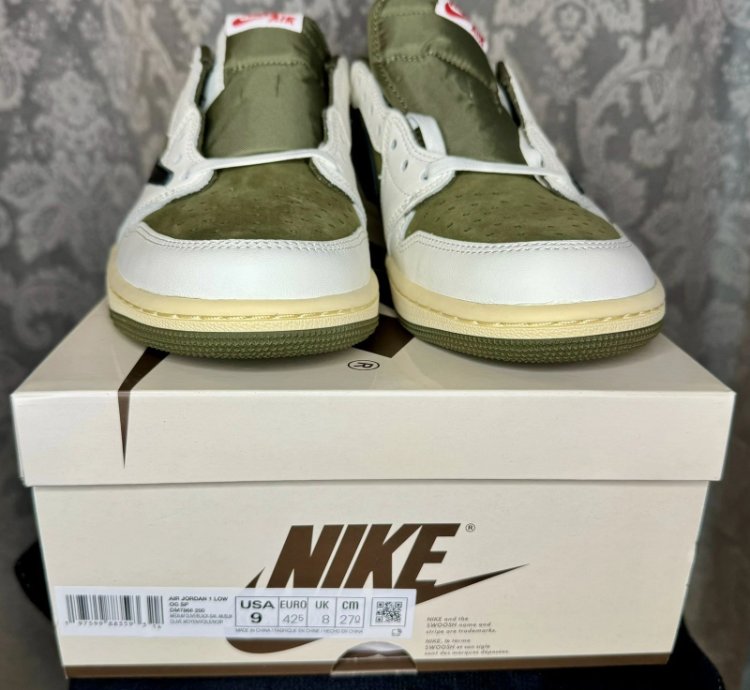 Jordan 1 Retro Low Og Sp Travis Scott Medium Olive Dm7866-200