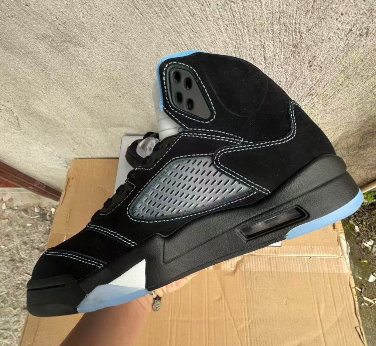 Nike Air Jordan 5 Retro Black University Blue