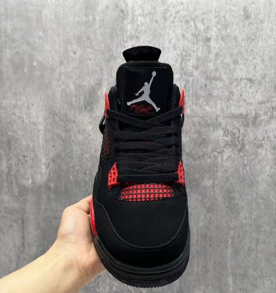 Air Jordan 4 Retro Red Thunder Mens Shoes