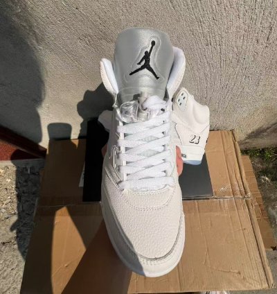 Nike Air Jordan 5 Retro White Metallic