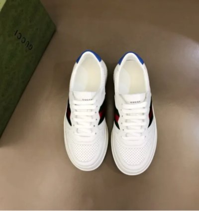 Gg Web Leather Shoes Sneakers