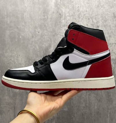 Jordan 1 High Og Black Toe Reimagined Mens Shoes