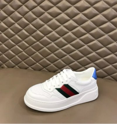 Gg Web Leather Shoes Sneakers
