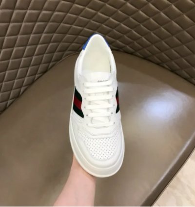 Gg Web Leather Shoes Sneakers