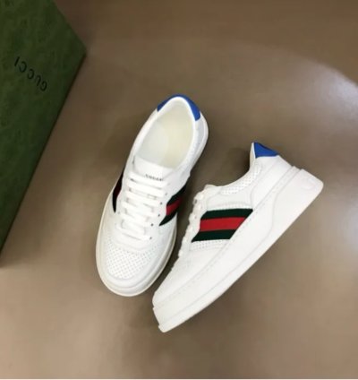 Gg Web Leather Shoes Sneakers
