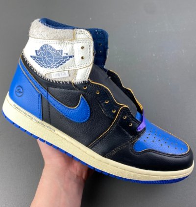 Nike Air Jordan 1 Retro High Og Sp Union La And Fragment Design Sport Royal