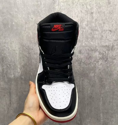 Jordan 1 High Og Black Toe Reimagined Mens Shoes