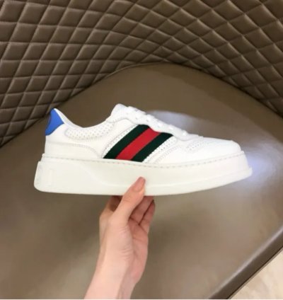 Gg Web Leather Shoes Sneakers
