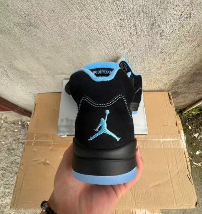 Nike Air Jordan 5 Retro Black University Blue