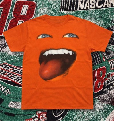 The Annoying Orange Cotton Graphic Tee orange annoying y2k unisex streetwear