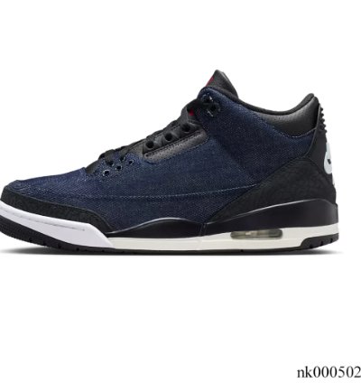 Levis X Air Jordan 3 Indigo Shoes Sneakers