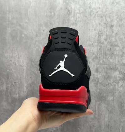 Air Jordan 4 Retro Red Thunder Mens Shoes