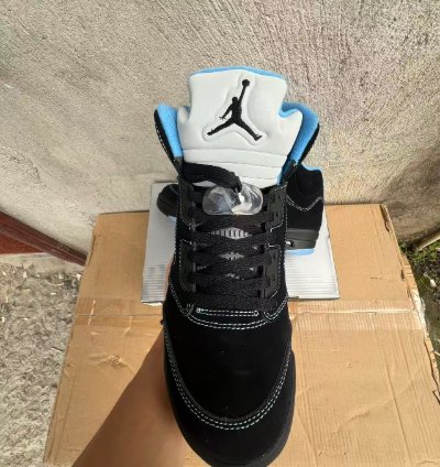 Nike Air Jordan 5 Retro Black University Blue