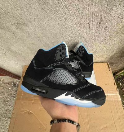 Nike Air Jordan 5 Retro Black University Blue