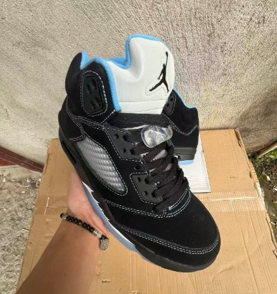 Nike Air Jordan 5 Retro Black University Blue