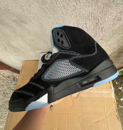 Nike Air Jordan 5 Retro Black University Blue