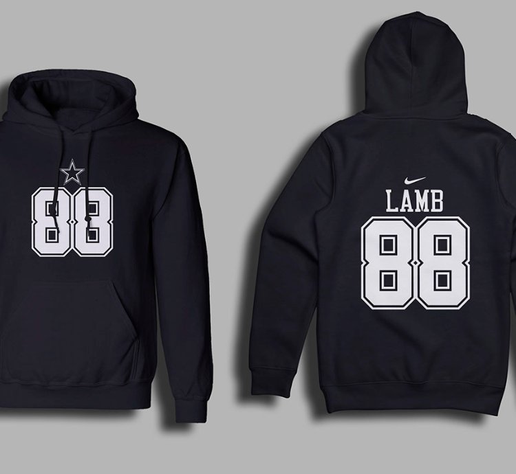 Dallas Lamb 88 Unisex Sports Black Hoodie