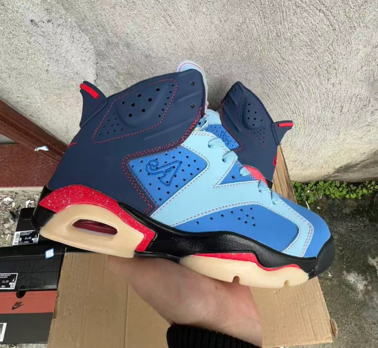 Awake Ny X Air Jordan 6 Midnight Navy Shoes Sneakers