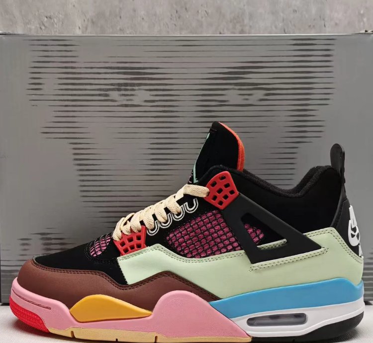 J Balvin X Air Jordan 4 Multicolor Shoes Sneakers