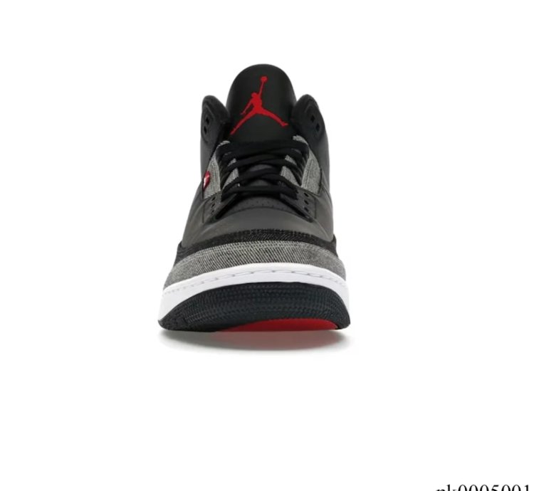Levis X Aj 3 Black Denim Shoes Sneakers
