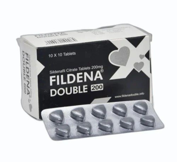 Fildena Double Sildenafil Citrate 200 Mg 50 Pills