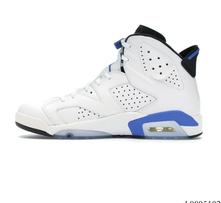 Air Jordan 6 Retro Sport Blue Shoes Sneakers
