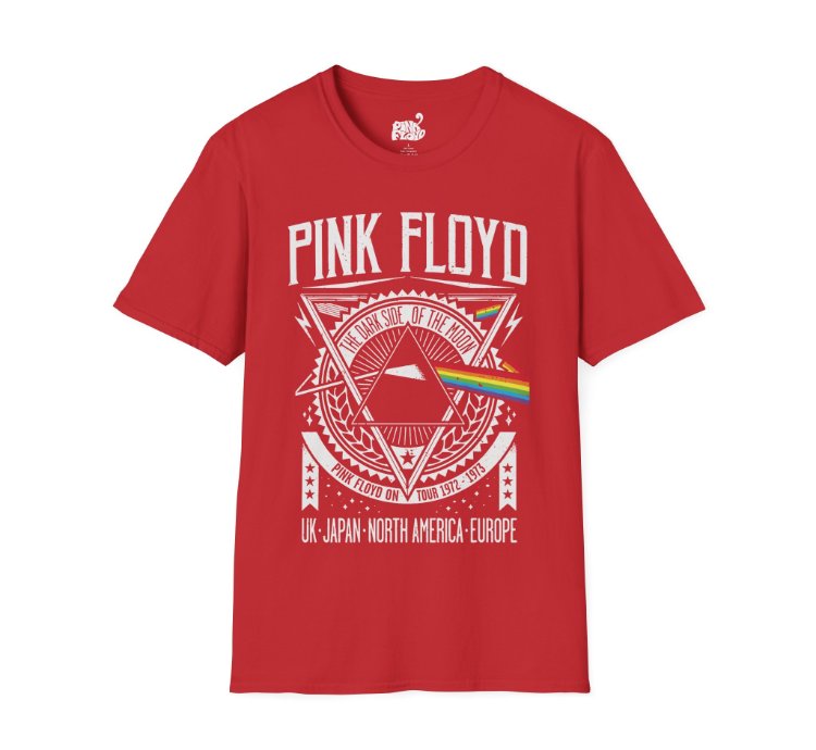 Pink Floyd World Tour Red T-shirt - Size Usa