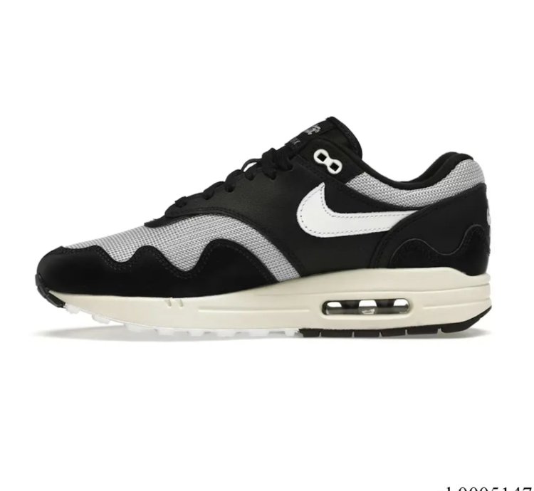 Air Max 1 Patta Waves Black Without Bracelet Shoes Sneakers