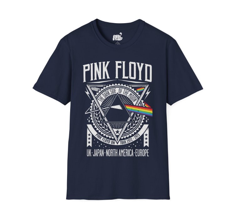 Pink Floyd World Tour Navy T-shirt - Size Usa