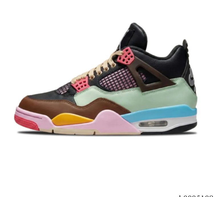 J Balvin X Air Jordan 4 Multicolor Shoes Sneakers