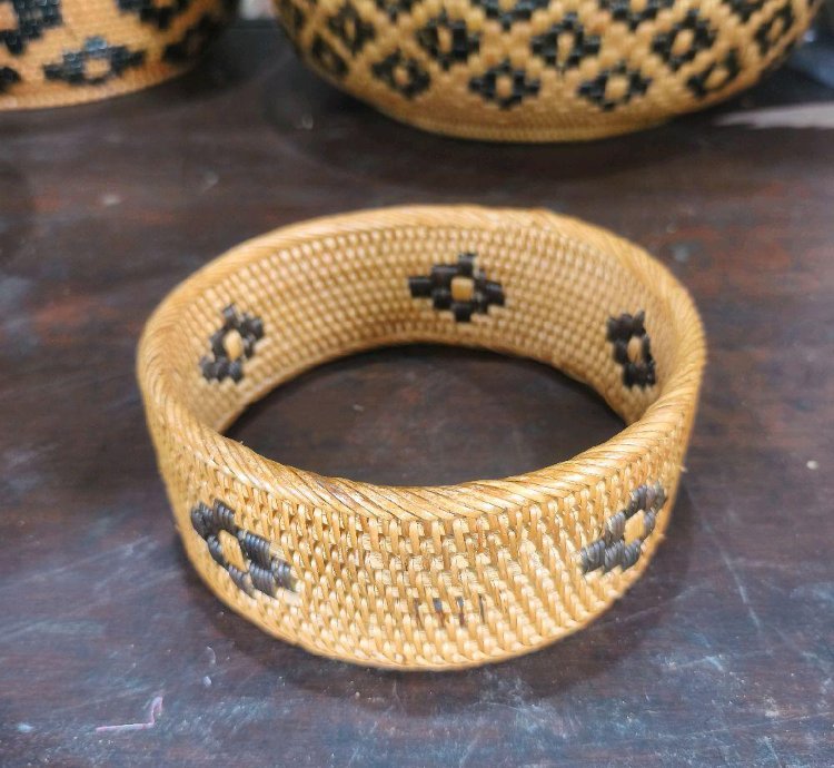 Handmade Sunan Ate Bracelet Super Quality Ethnic Woven Rattan Bracelet For Men
