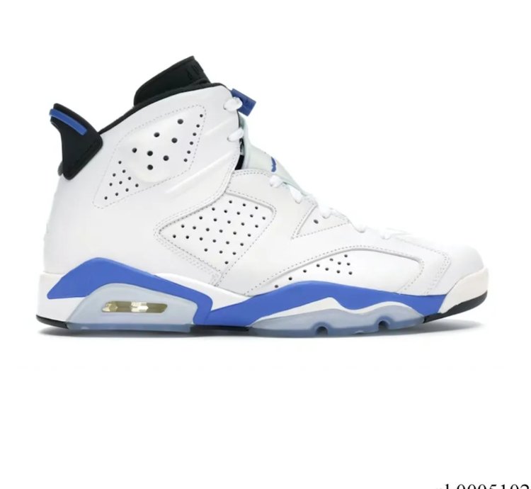 Air Jordan 6 Retro Sport Blue Shoes Sneakers