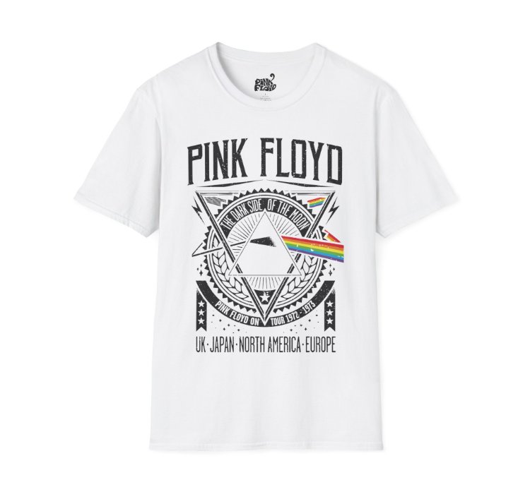 Pink Floyd World Tour White T-shirt - Size Usa