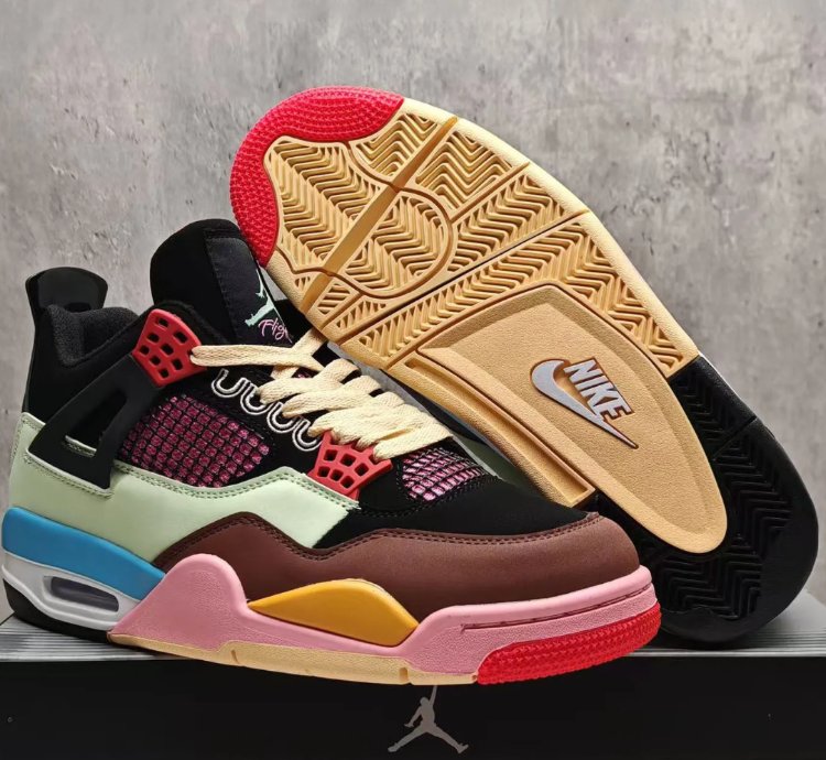 J Balvin X Air Jordan 4 Multicolor Shoes Sneakers