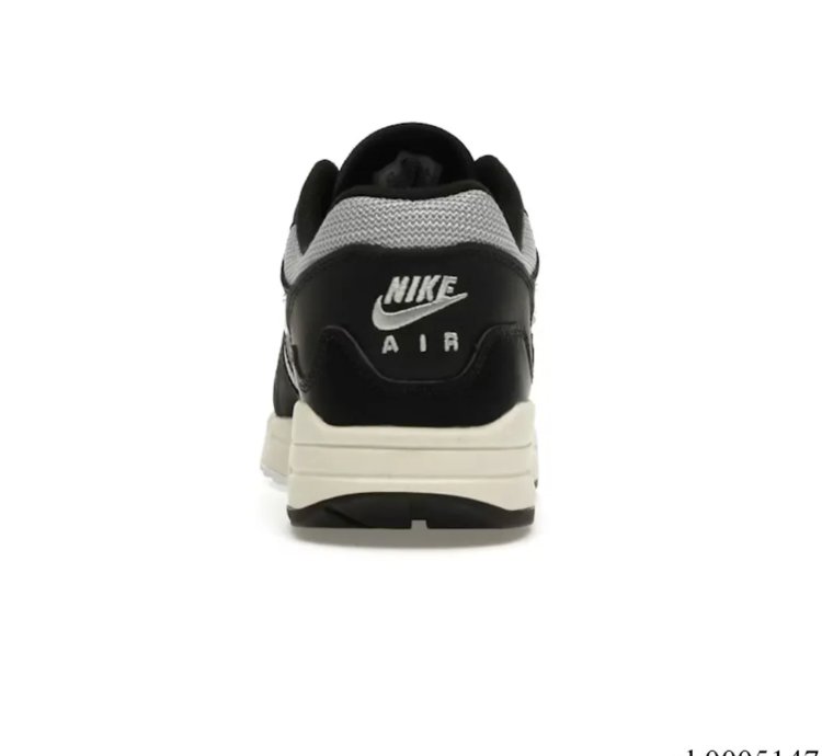Air Max 1 Patta Waves Black Without Bracelet Shoes Sneakers