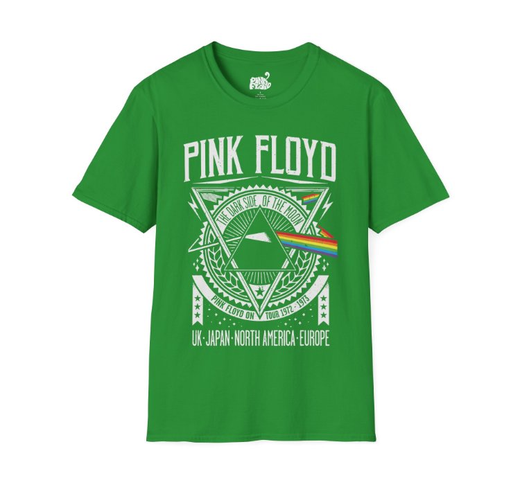 Pink Floyd World Tour Green T-shirt - Size Usa