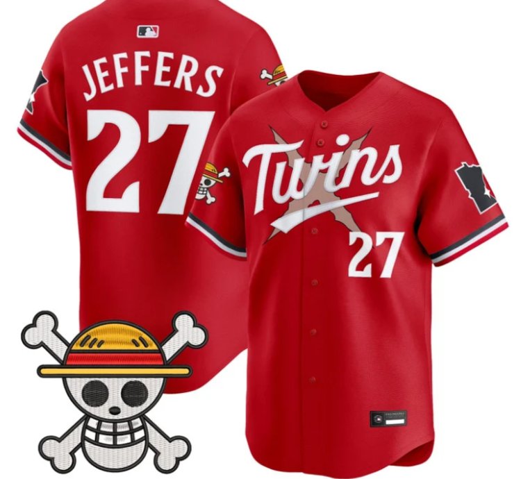 Ryan Jeffers Jersey 27 Minnesota Twins One Piece Premier Stitched Red