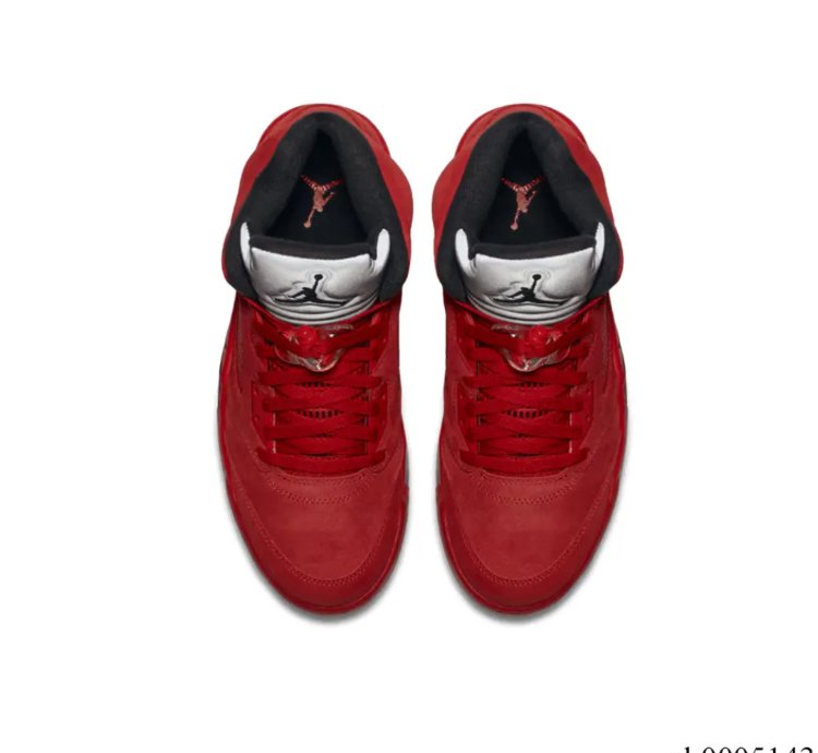 Air Jordan 5 Retro Red Suede Shoes Sneakers