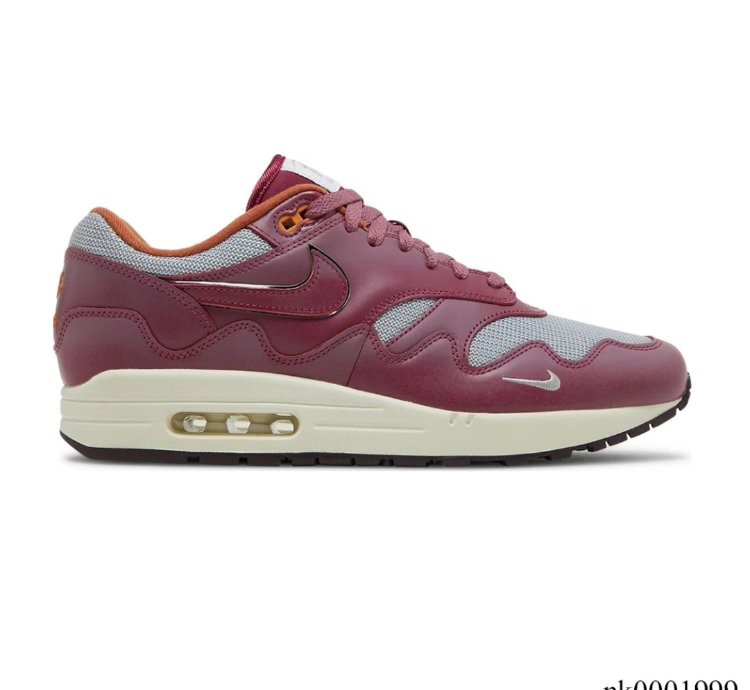 Air Max 1 Patta Waves Black without Bracelet Shoes Sneakers