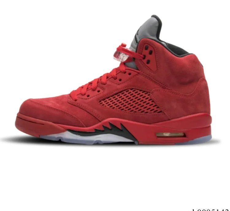 Air Jordan 5 Retro Red Suede Shoes Sneakers
