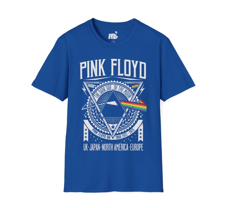 Pink Floyd World Tour Blue T-shirt - Size Usa