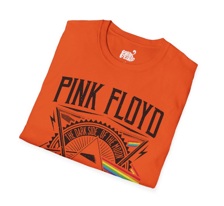 Pink Floyd World Tour Orange T-shirt - Size Usa